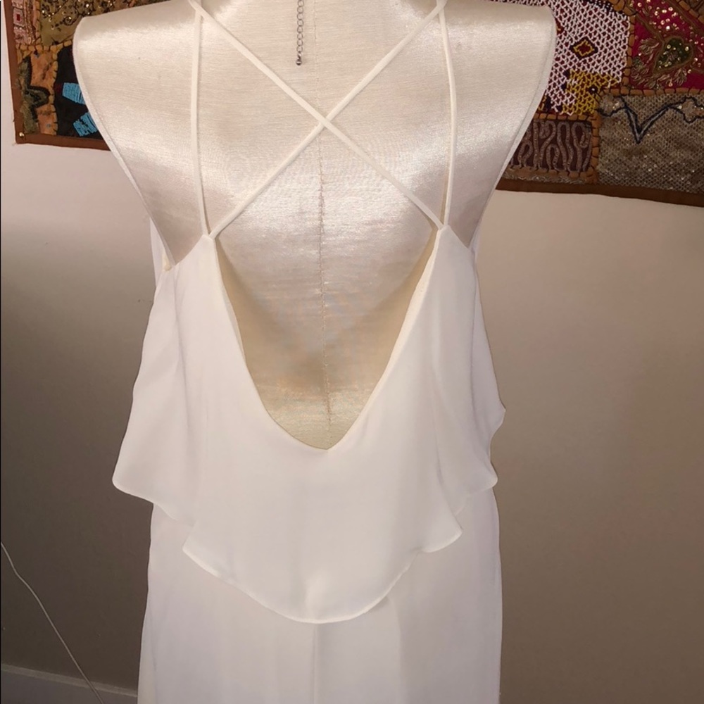 Beautiful Zara Basic Off White Evening Dress. - image 2